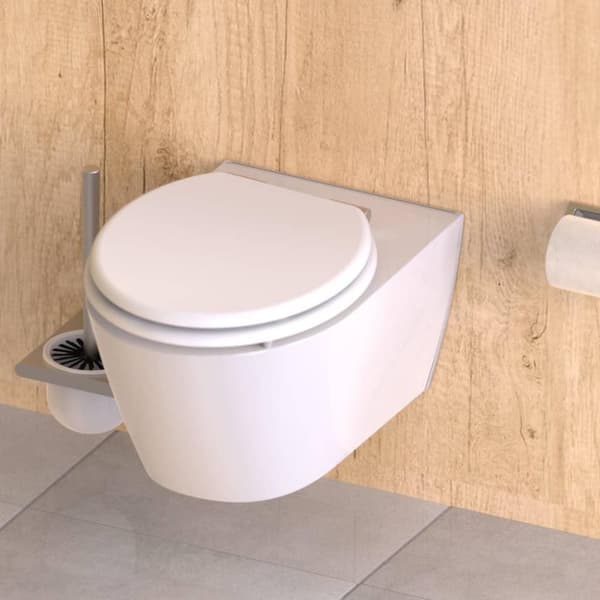 SCHÜTTE toiletsæde med soft close SPIRIT WHITE hvid mat