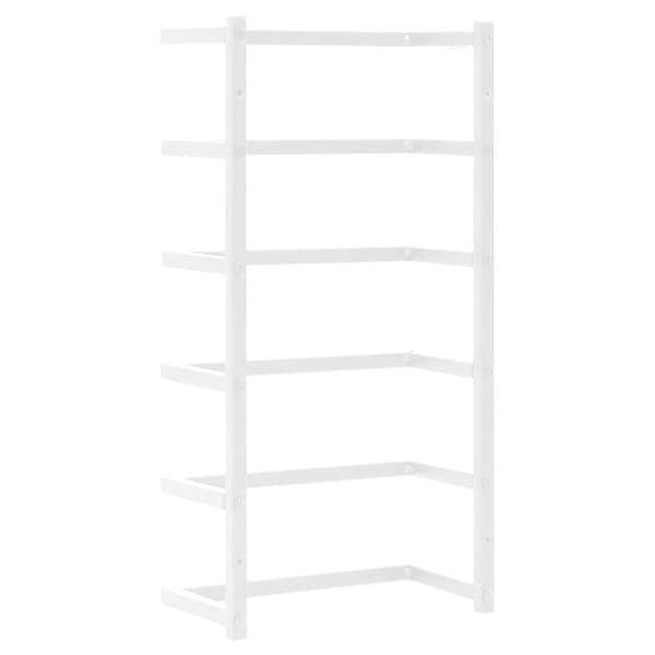 vidaXL håndklædeholder 24x12x48 cm stål hvid