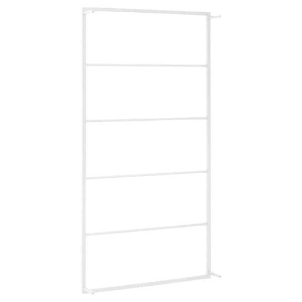 vidaXL Handdukshängare vit 60x10x116 cm stål