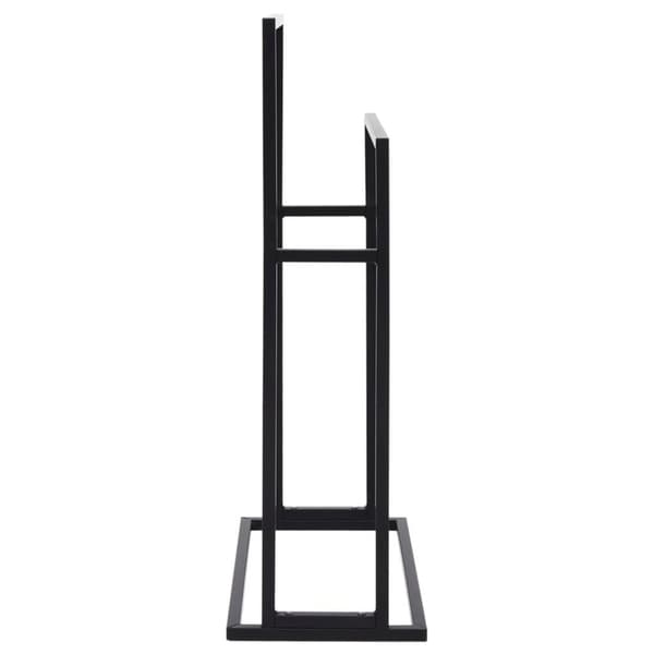 vidaXL Håndklestativ svart 48x24x78,5 cm jern