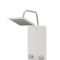 Miniatyrbillede 3 af 11: vidaXL brusepanel 25x47,5x130 cm glas hvid