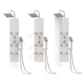Miniatyrbillede 8 af 11: vidaXL brusepanel 25x47,5x130 cm glas hvid