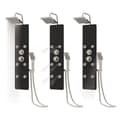 Miniatyrbillede 8 af 11: vidaXL brusepanel 25x47,5x130 cm glas sort