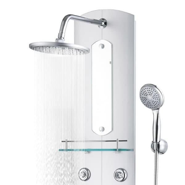 vidaXL Duschpanel 25x43x110 cm silver