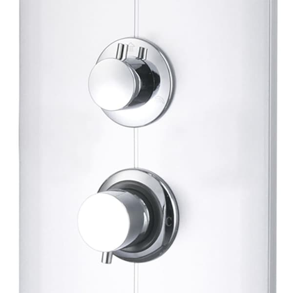 vidaXL Duschpanel 25x43x110 cm silver