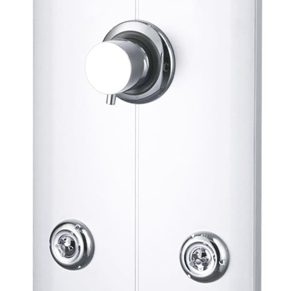 vidaXL Duschpanel 25x43x110 cm silver