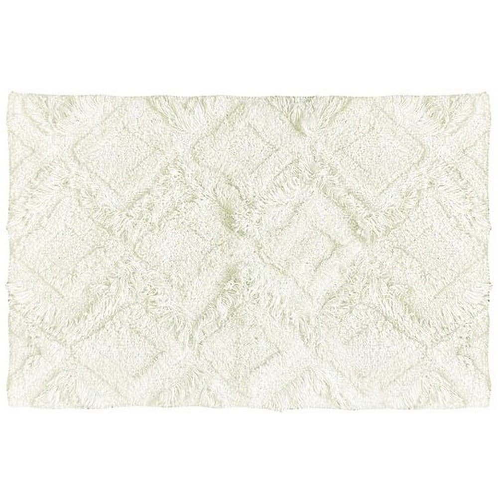 The Linen Yard Diamond Tufted Bath Mat