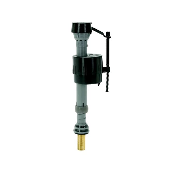 Fluidmaster Bottom Entry Height Adjustable Fill Valve Black/Brass One Size