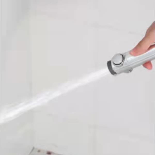 Høytrykksdusjhode Dusjdyse Vannbesparende Hydrojet Blå