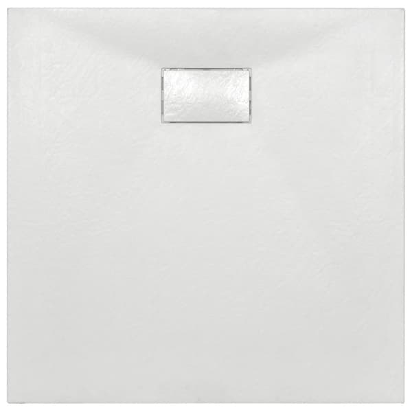 vidaXL Dusjbrett SMC hvit 90x90 cm