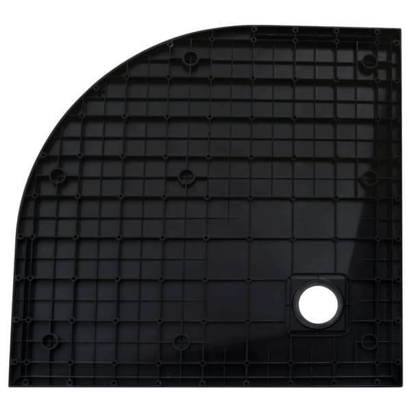 vidaXL brusebakke SMC 90x90 cm sort