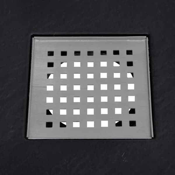 vidaXL brusebakke SMC 90x90 cm sort