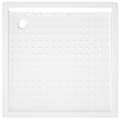 Miniatyrbillede 5 af 7: vidaXL brusekar med dupper 80x80x4 cm ABS hvid