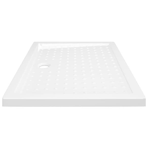 vidaXL Suihkualusta valkoinen 90x70x4 cm ABS