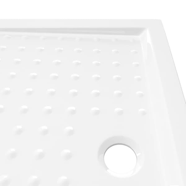 vidaXL Suihkualusta valkoinen 90x70x4 cm ABS
