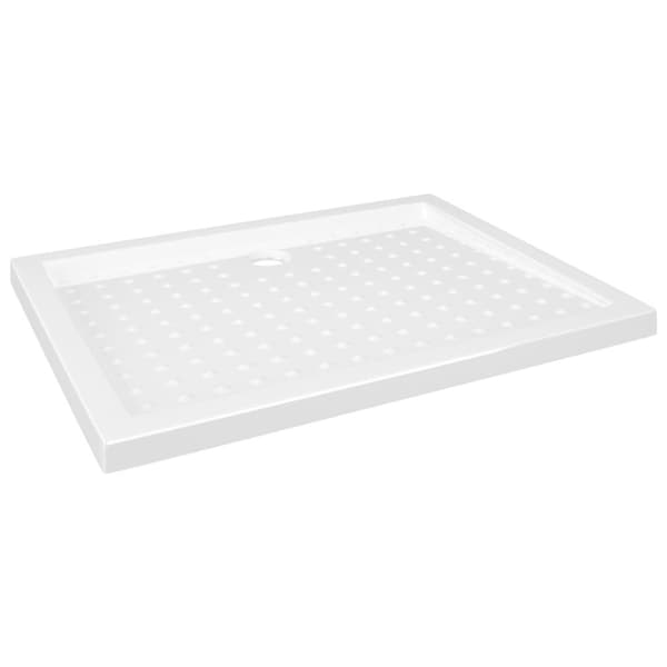vidaXL Suihkualusta valkoinen 90x70x4 cm ABS