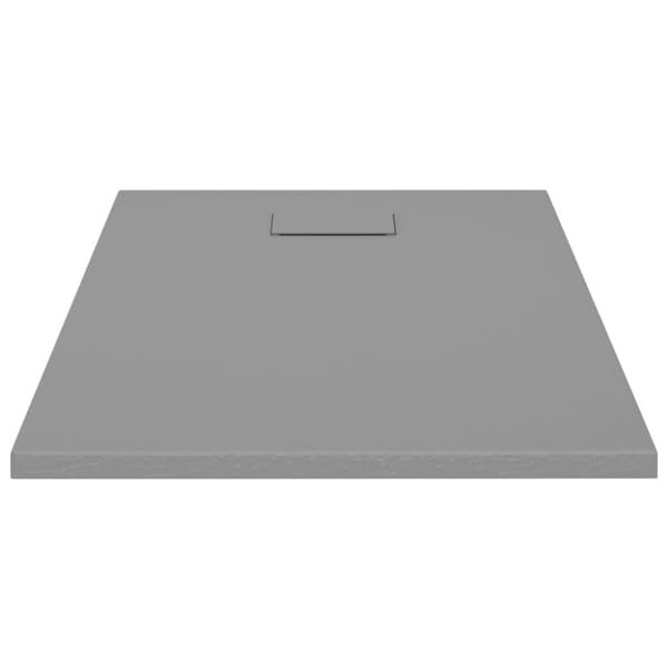 vidaXL brusekar 100x70 cm SMC grå