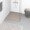 Miniatyrbilde 1 av 8: vidaXL Dusjbrett SMC brun 90x90 cm