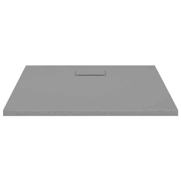 vidaXL brusekar 90x80 cm SMC grå