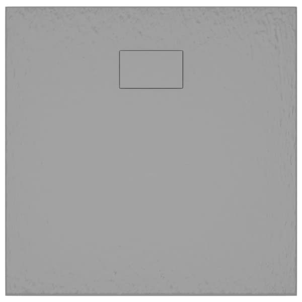 vidaXL brusekar 90x80 cm SMC grå