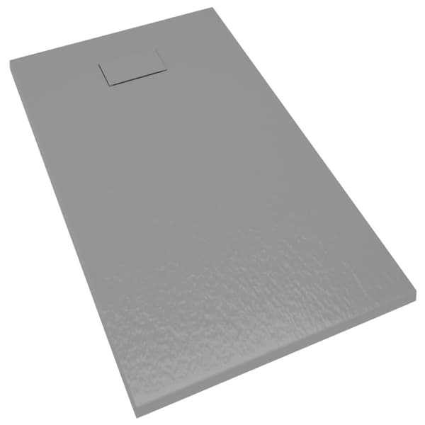 vidaXL brusekar SMC 120x70 cm grå