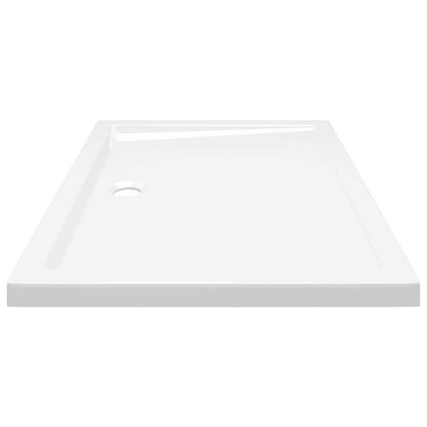 vidaXL Rektangulært dusjbrett ABS 70x90 cm