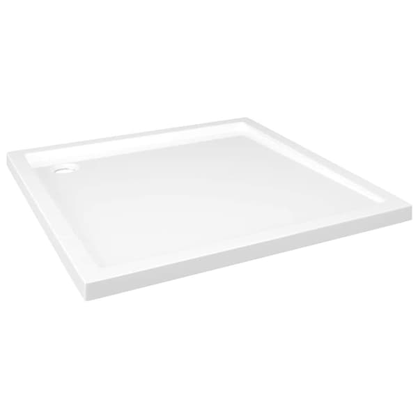 vidaXL brusekar 90x90 cm ABS firkantet