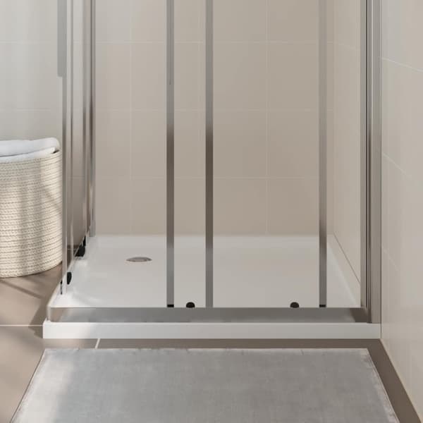 vidaXL Duschkar fyrkantigt ABS 90x90 cm