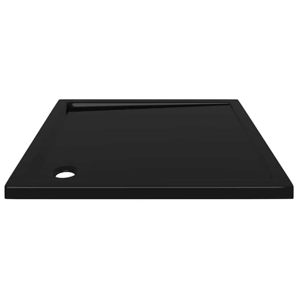 vidaXL brusekar 90x90 cm ABS firkantet sort