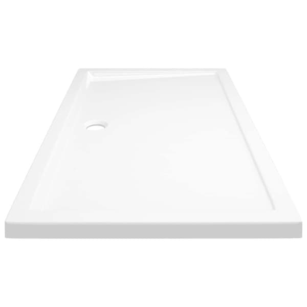 vidaXL Duschkar rektangulärt ABS vit 70x120 cm