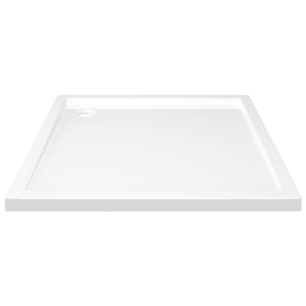 brusekar 90x90 cm ABS firkantet