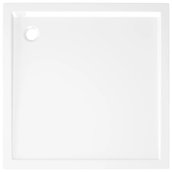 brusekar 90x90 cm ABS firkantet