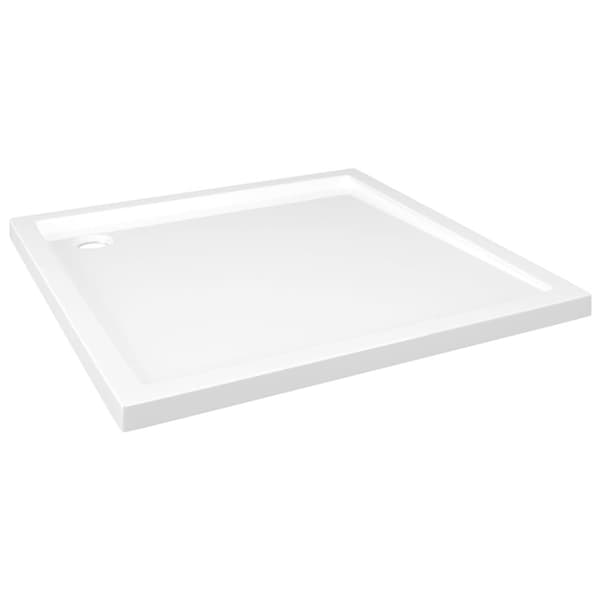 brusekar 90x90 cm ABS firkantet