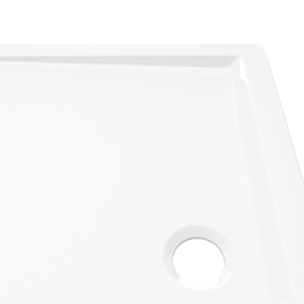 brusekar 80x100 cm ABS rektangulært