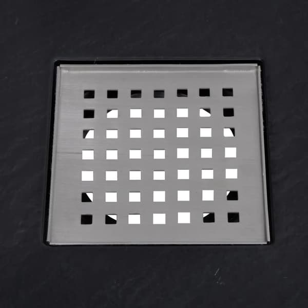 Duschkar SMC svart 90x90 cm