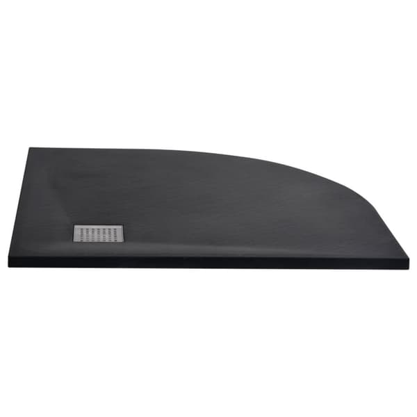 Duschkar SMC svart 90x90 cm