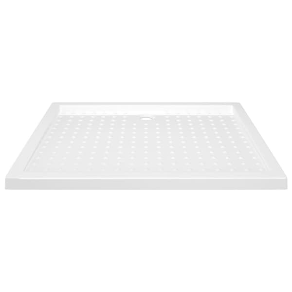 brusekar med dupper 80x100x4 cm ABS hvid