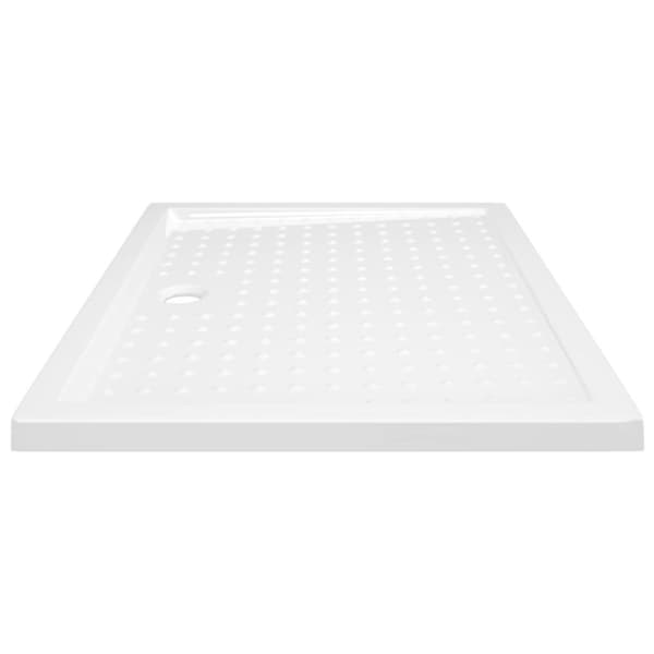 brusekar med dupper 80x100x4 cm ABS hvid