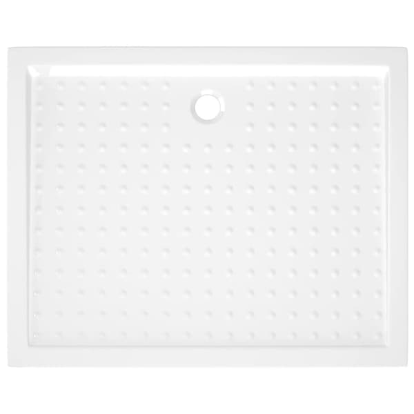 brusekar med dupper 80x100x4 cm ABS hvid