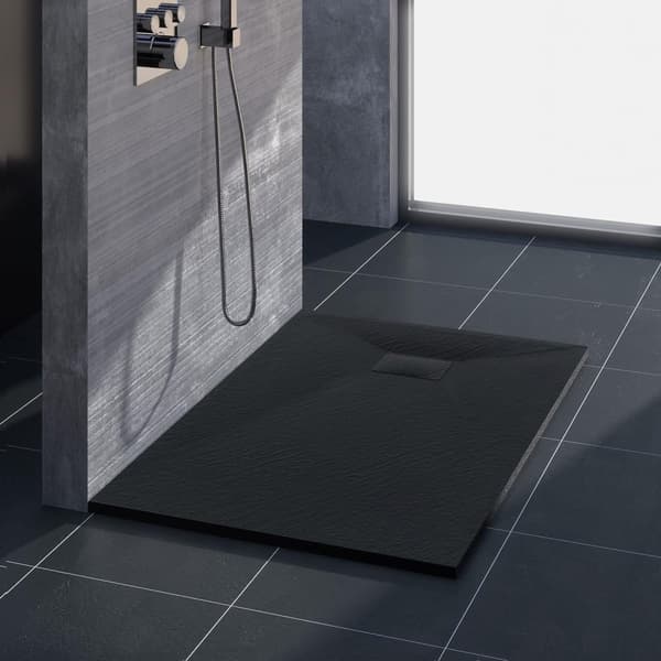 DUSCHBRICKA MAGNUM BLACK 80X100