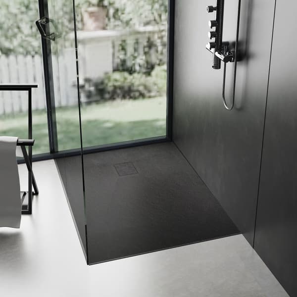DUSCHBRICKA MAGNUM BLACK 80X100
