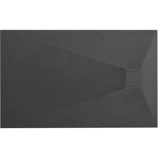 DUSCHBRICKA MAGNUM BLACK 80X100