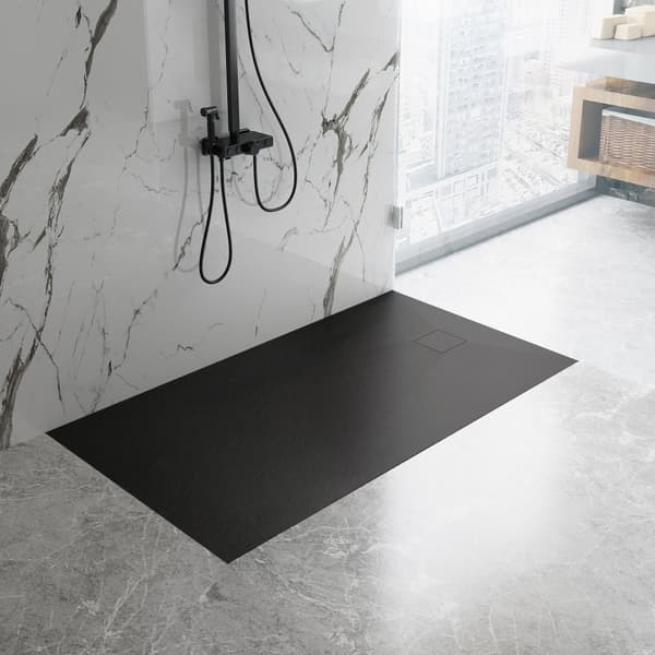 DUSCHBRICKA MAGNUM BLACK 90X120