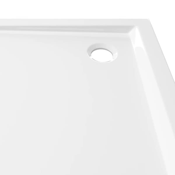 vidaXL brusekar 90x90 cm ABS firkantet -  Brusekar