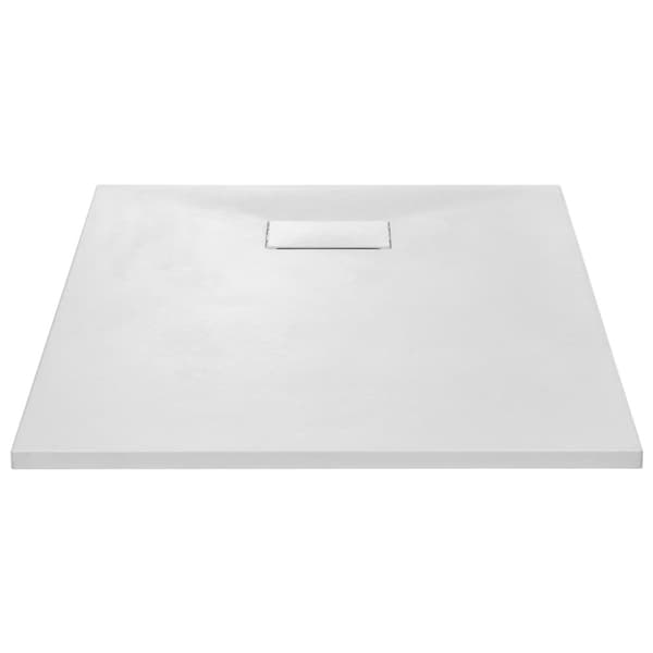 vidaXL Suihkualusta 100x80 cm SMC valkoinen - Suihkualustat