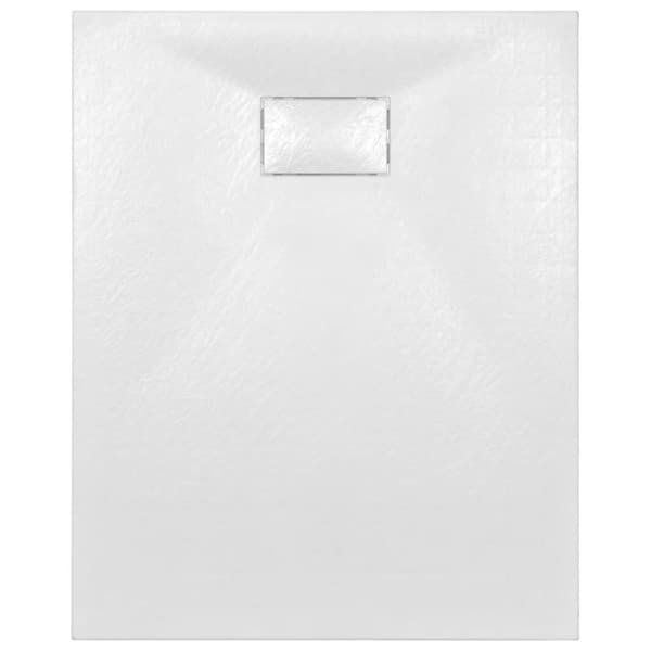 vidaXL Suihkualusta 100x80 cm SMC valkoinen - Suihkualustat