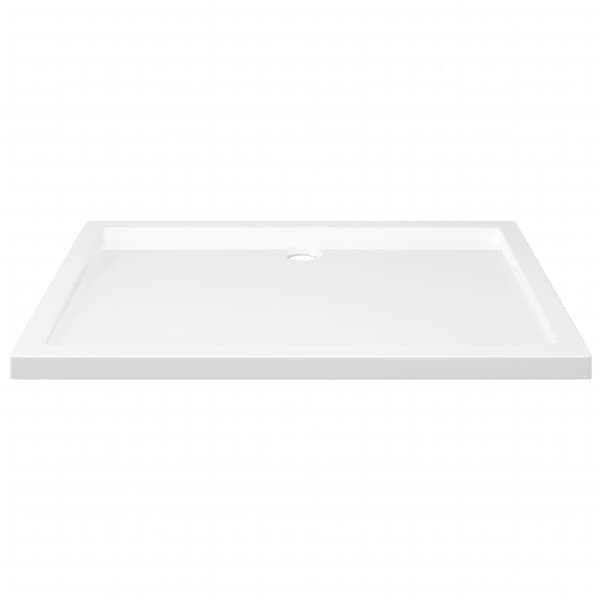 vidaXL Duschkar rektangulärt ABS vit 70x100 cm -  Duschkar