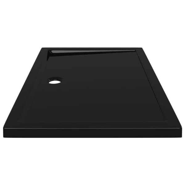 vidaXL brusekar 80x110 cm ABS rektangulært sort - Brusekar