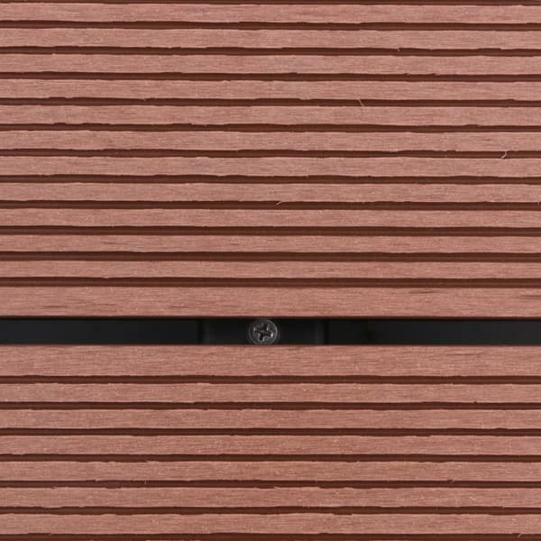 vidaXL udendørs brusekar 80 x 62 cm WPC rustfrit stål brun - Brusekar
