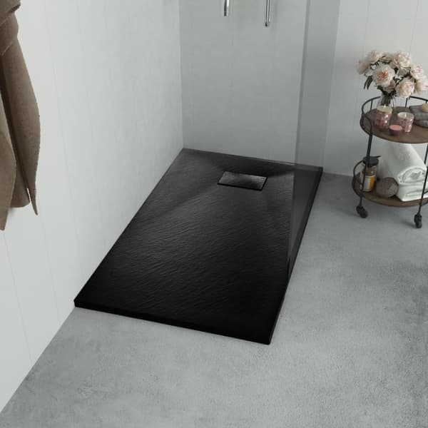 vidaXL brusekar SMC 90 x 80 cm sort - Brusekar